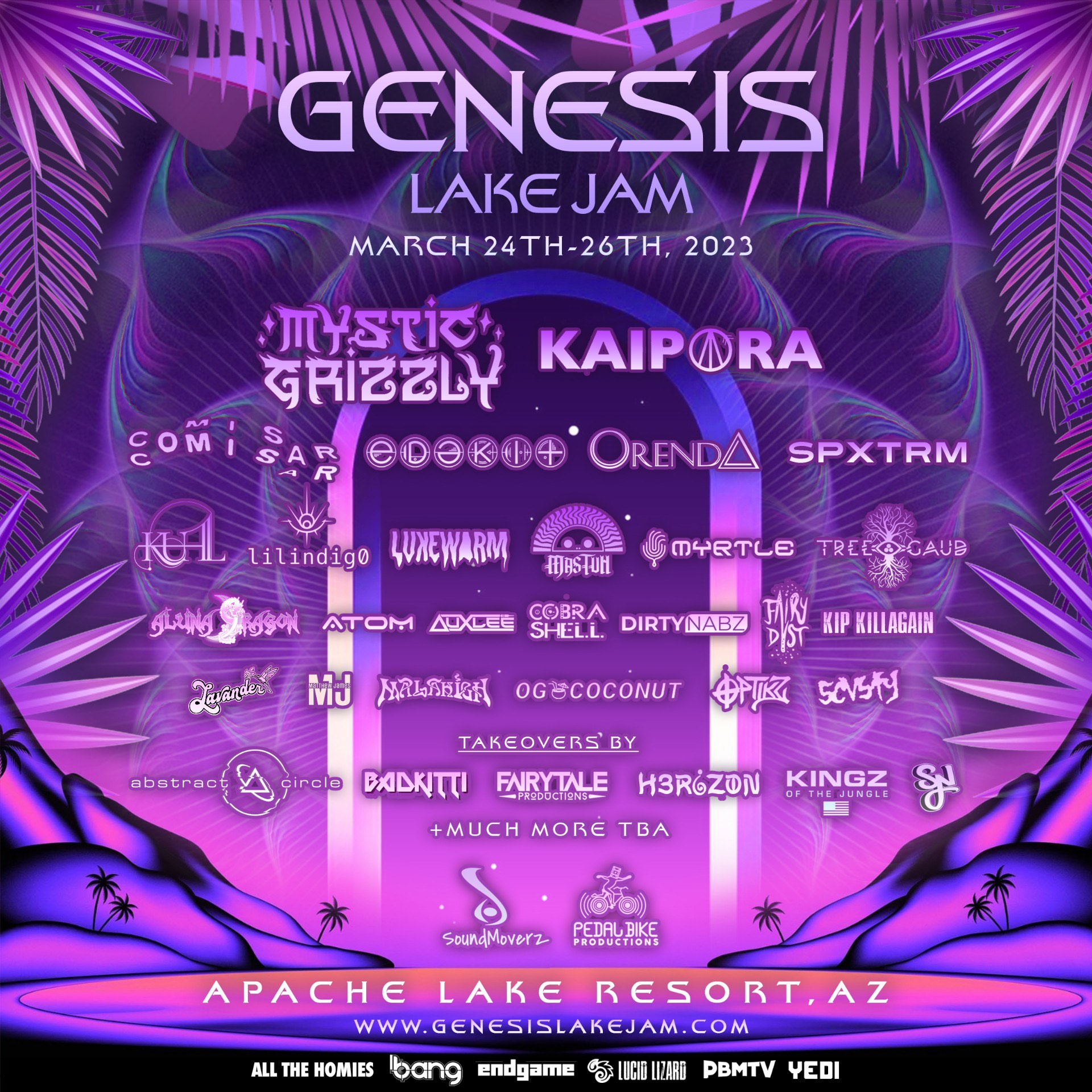 Genesis Lake Jam - March 24 to 26 - Get your Tickets Now!